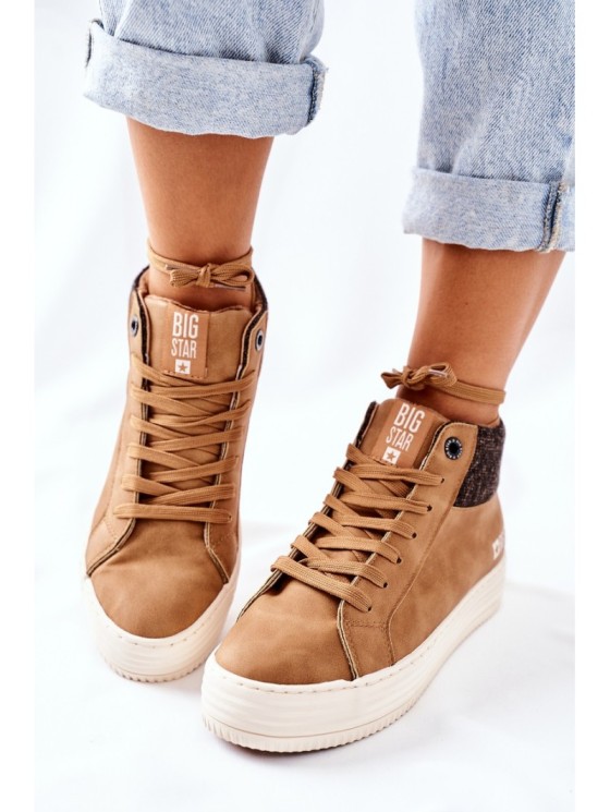 High Insulated Sneakers Big Star II274145 Camel 2