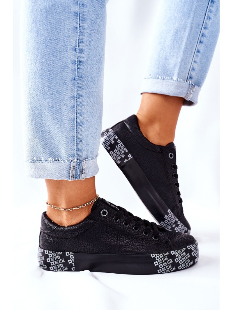 Women's Sneakers On A Platform BIG STAR II274183 Black