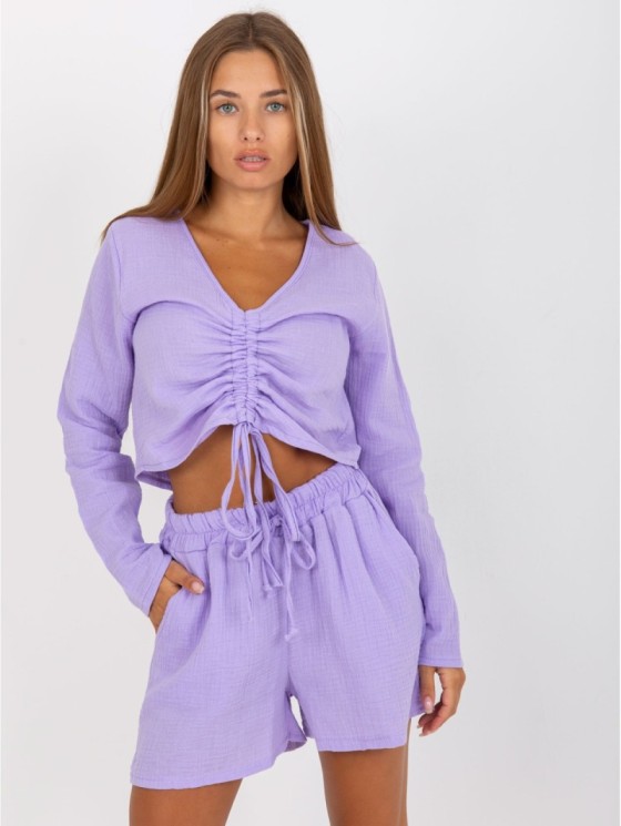 Palaidinė-D70031F11106A3-šviesiai violetinė 2