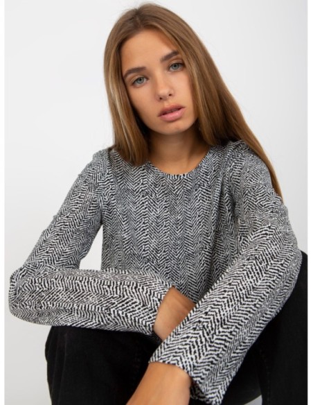 Bluzka-D73771M10971AEN-czarno-biały