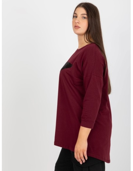 Bluzka-VI-BZ-2911.82P-ciemny fioletowy