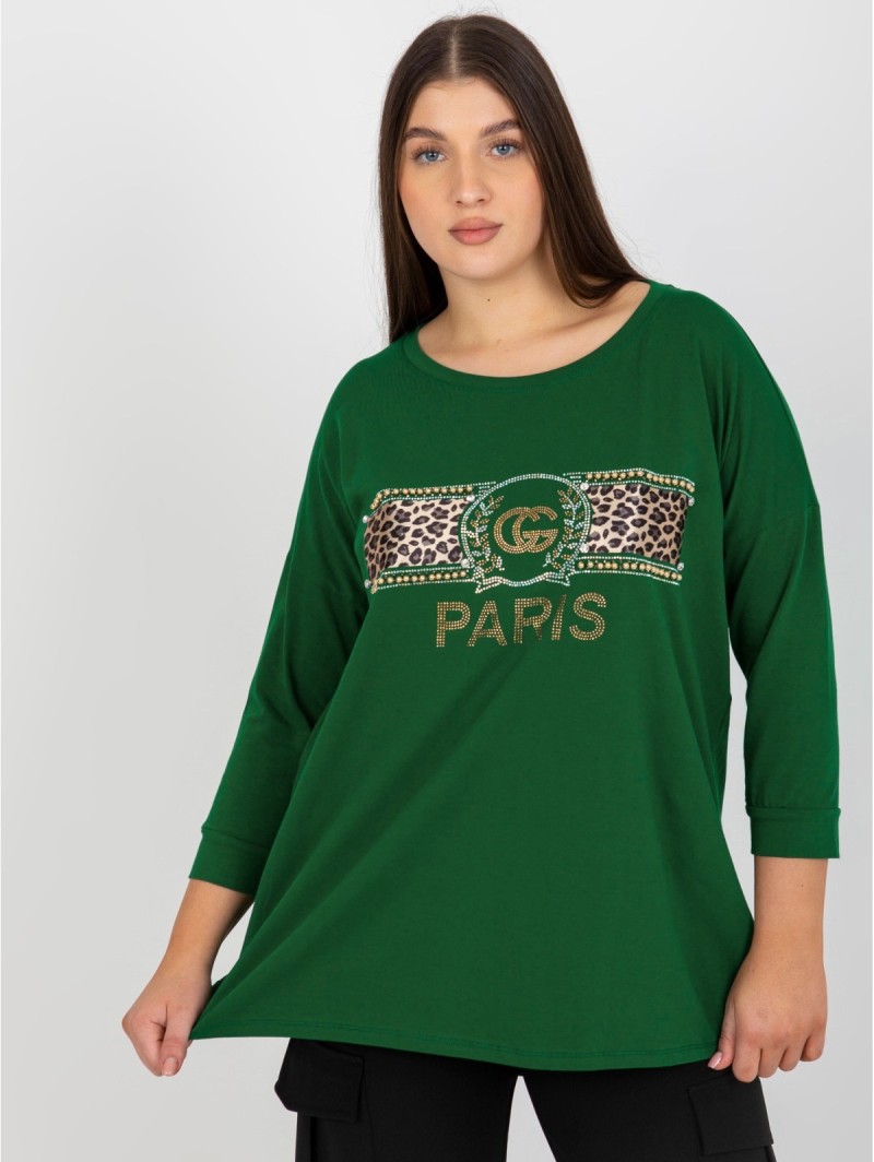Bluzka-VI-BZ-2901.49P-ciemny zielony
