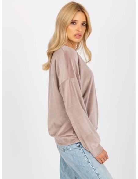 Bluzka-RP-BZ-8188.52P-ciemny bezowy