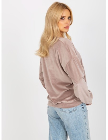 Bluzka-RP-BZ-8188.52P-ciemny bezowy