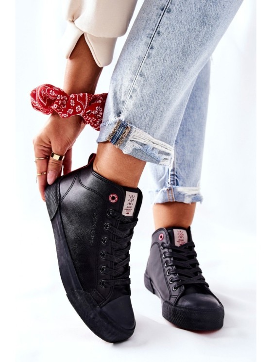 Women's High Sneakers Cross Jeans II2R4032C Black 2