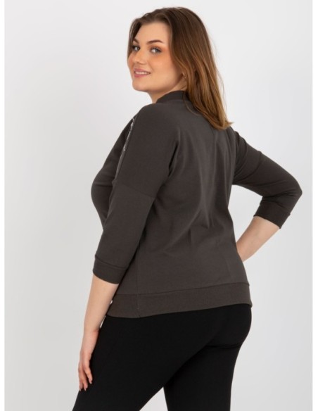 Bluzka-RV-BZ-8459.10X-ciemny khaki