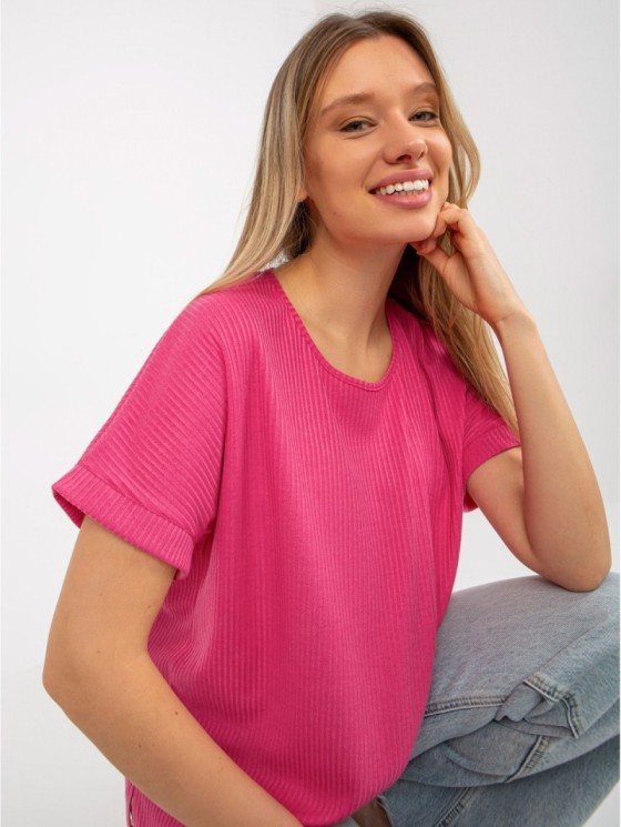 Bluzka-LK-BZ-509252.25X-fuksjowy 2