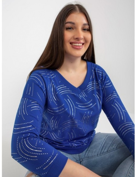 Bluzka-RV-BZ-8514.04P-ciemny niebieski