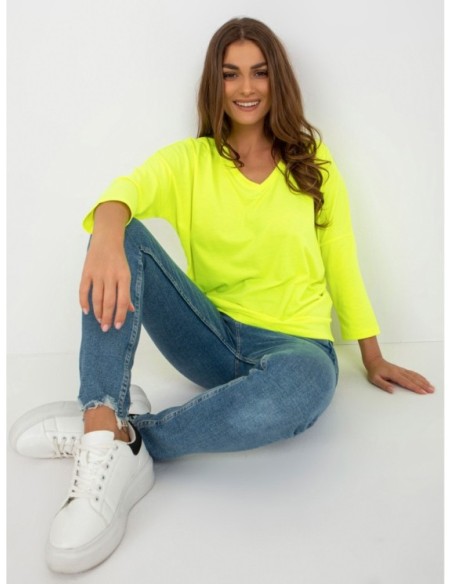 Bluzka-RV-BZ-7663.05-fluo żółty