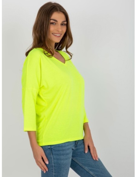 Bluzka-RV-BZ-7663.05-fluo żółty