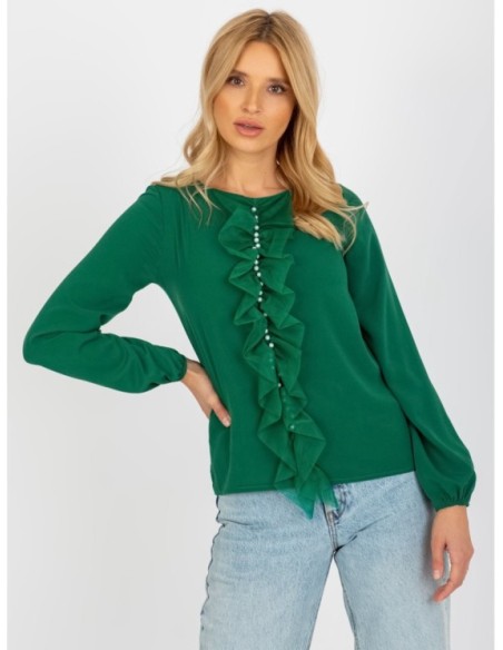 Bluzka-LK-BZ-506673.36-ciemny zielony