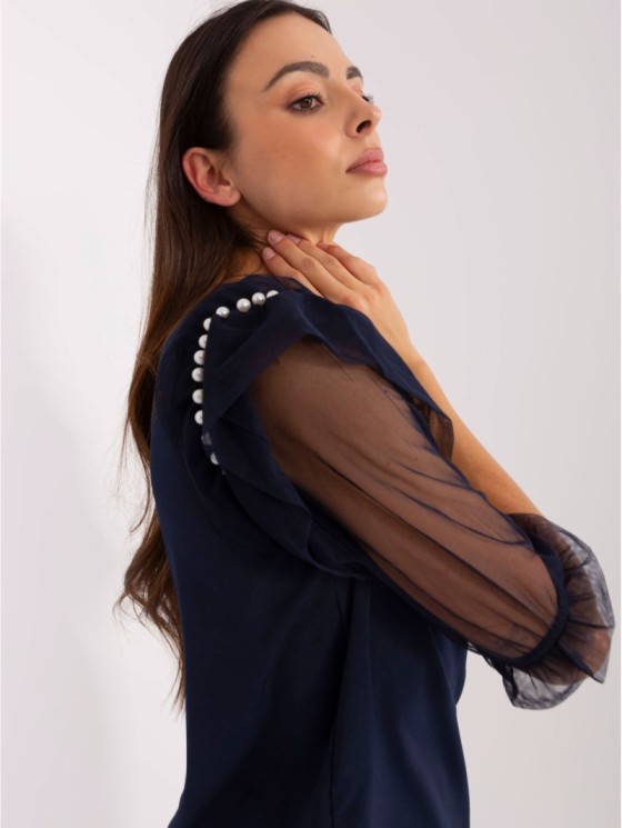 Bluzka-LK-BZ-506682.26P-granatowy 2