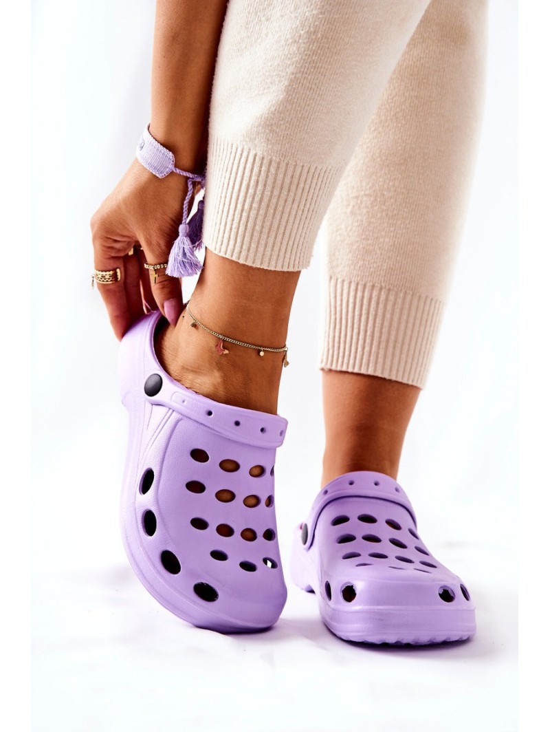 Women's Slides Foam Purple Crocs EVA