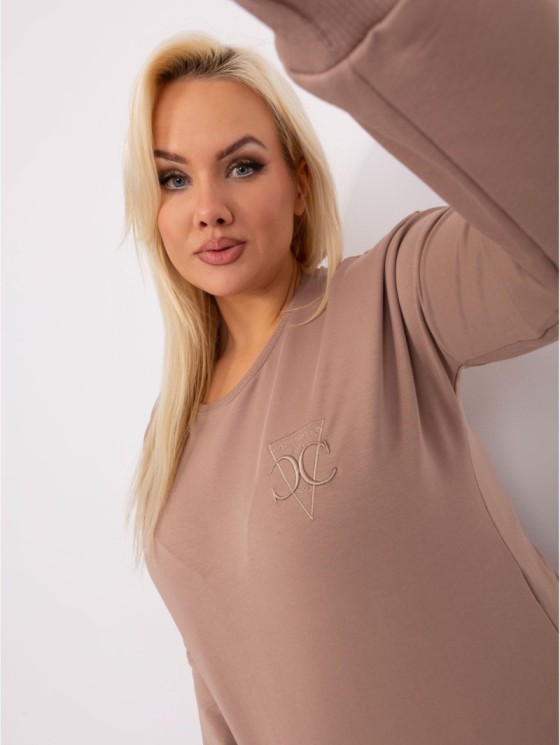 Bluzka-RV-BZ-9312.28P-ciemny bezowy 2