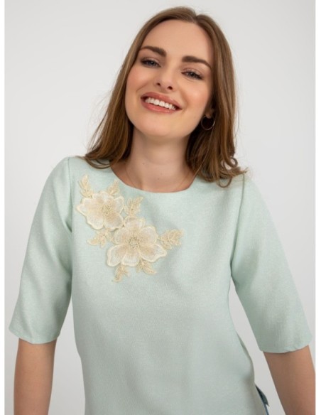 Bluzka-LK-BZ-506609.77-mietowy