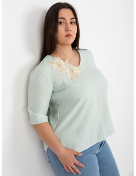 Bluzka-LK-BZ-506692.32-mietowy
