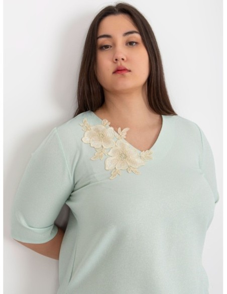 Bluzka-LK-BZ-506692.32-mietowy