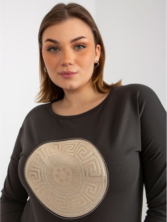 Bluzka-RV-BZ-8454.20P-ciemny khaki 2