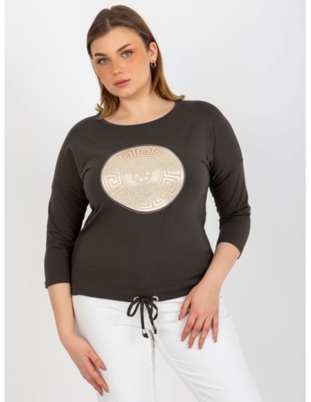 Bluzka-RV-BZ-8454.20P-ciemny khaki