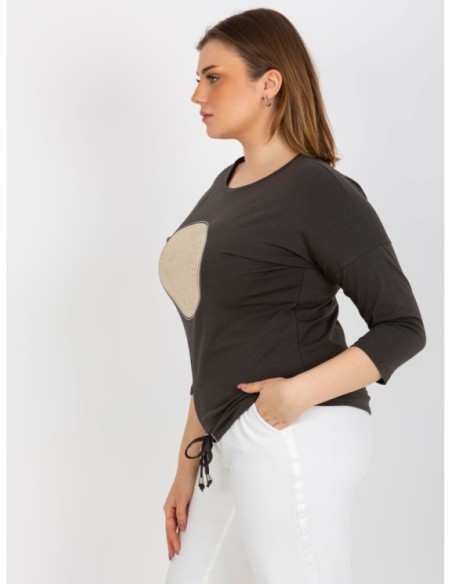 Bluzka-RV-BZ-8454.20P-ciemny khaki