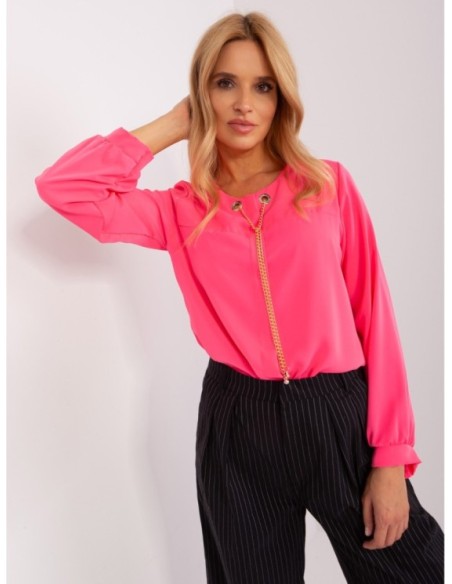 Bluzka-EM-BZ-13575.08-fluo różowy