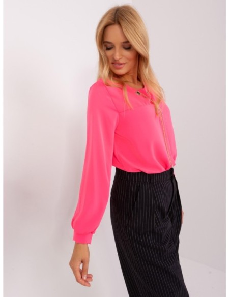 Bluzka-EM-BZ-13575.08-fluo różowy