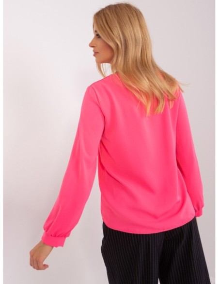 Bluzka-EM-BZ-13575.08-fluo różowy