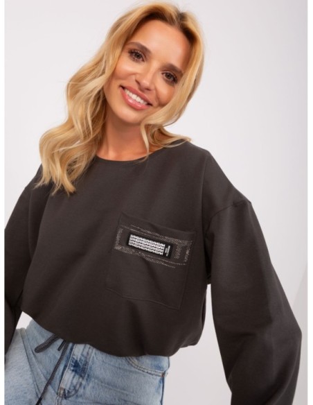 Bluzka-RV-BZ-8156.85-ciemny khaki