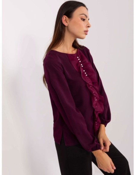 Bluzka-LK-BZ-506673.36-ciemny fioletowy