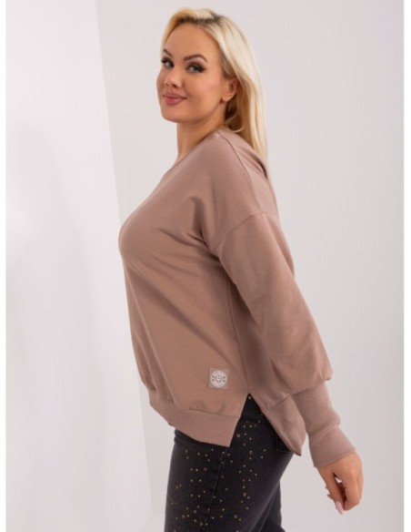 Bluzka-RV-BZ-9144.37-ciemny bezowy