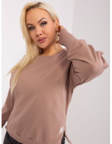 Bluzka-RV-BZ-9144.37-ciemny bezowy