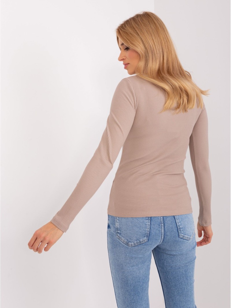 Bluzka-RV-BZ-9156.07-ciemny bezowy