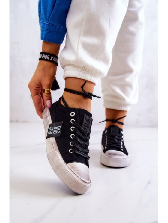 Women's sneakers BIG STAR JJ274354 Black and White 2