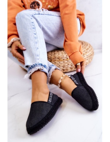 Slip-on espadrilles Big Star JJ274878 Black