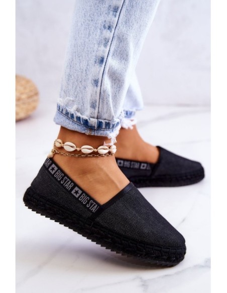 Užsegamos espadrilės Big Star JJ274878 Juodos