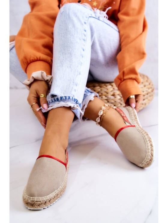 Slip-on espadrilles Big Star JJ274879 Beige 2