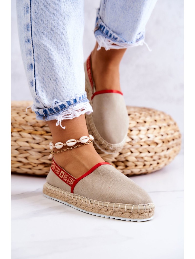 Užsegamos espadrilės Big Star JJ274879 Beige