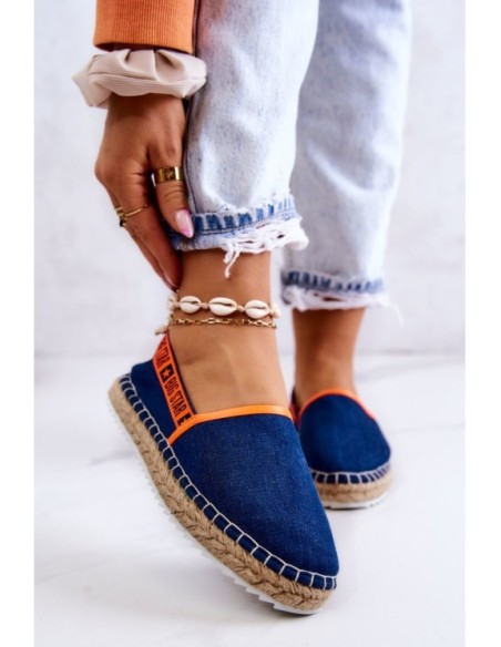 Slip-on espadrilles Big Star JJ274877 Navy blue