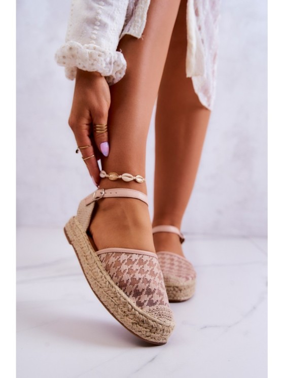 Women's Espadrilles With Buckle Nude Charlene 2