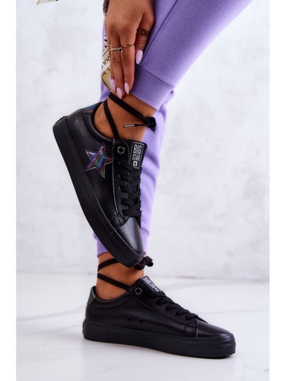 Leather Sneakers Star Big Star JJ274243 Black 2