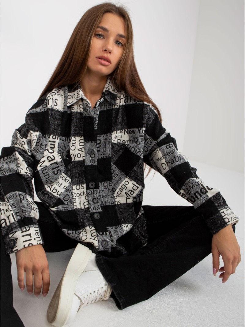 Marškiniai-DN-KS-3990.95P-juoda-balti