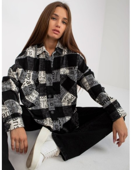 Marškiniai-DN-KS-3990.95P-juoda-balti