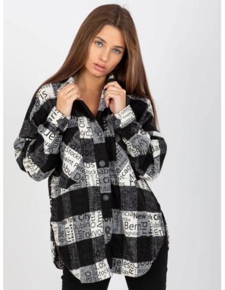 Marškiniai-DN-KS-3990.95P-juoda-balti