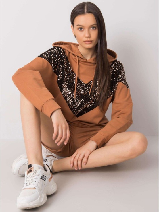 Laisvalaikio kostiumas-FA-KMPL-6392.36P-rusvas 2