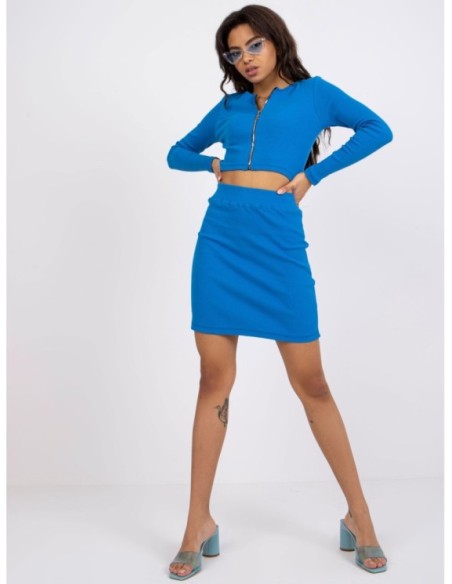 Mini sijonas su užtraukiama palaidine