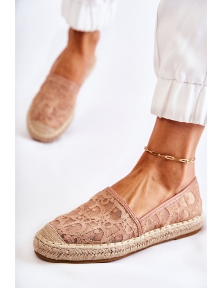 Classic Women's Espadrilles Openwork Nude Catris