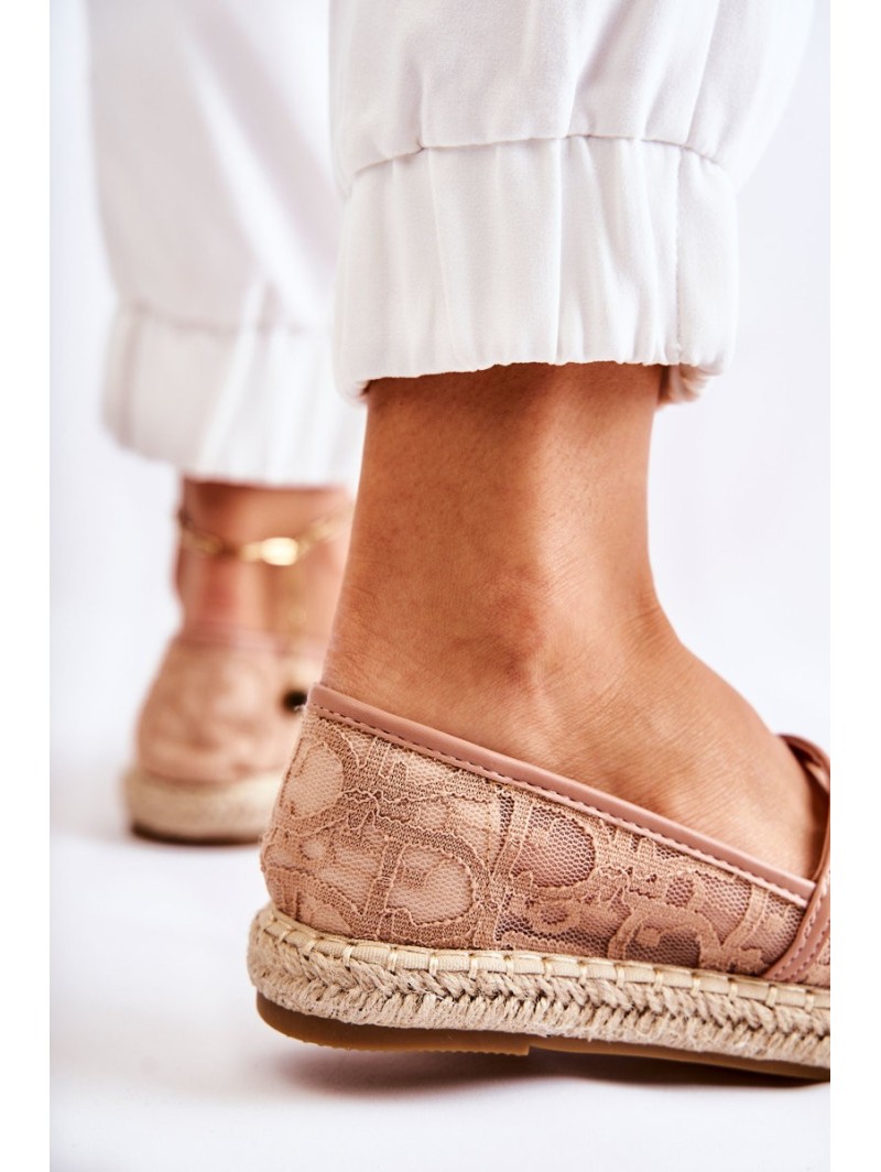 Classic Women's Espadrilles Openwork Nude Catris