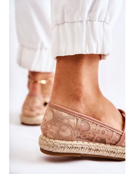 Classic Women's Espadrilles Openwork Nude Catris